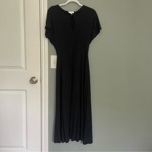 The White Company London White Label Black Cutout A Line Midi Maxi Dress